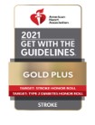 2021 Get with the Guidelines Gold Plus Stroke Logo